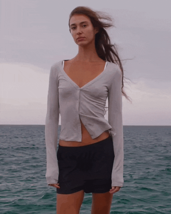 New In DreamKnit&trade;: The Halo V-Neck Cardigan