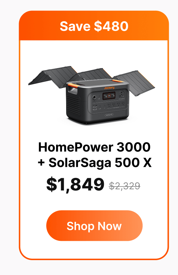 HomePower 3000+ SolarSaga 500 X