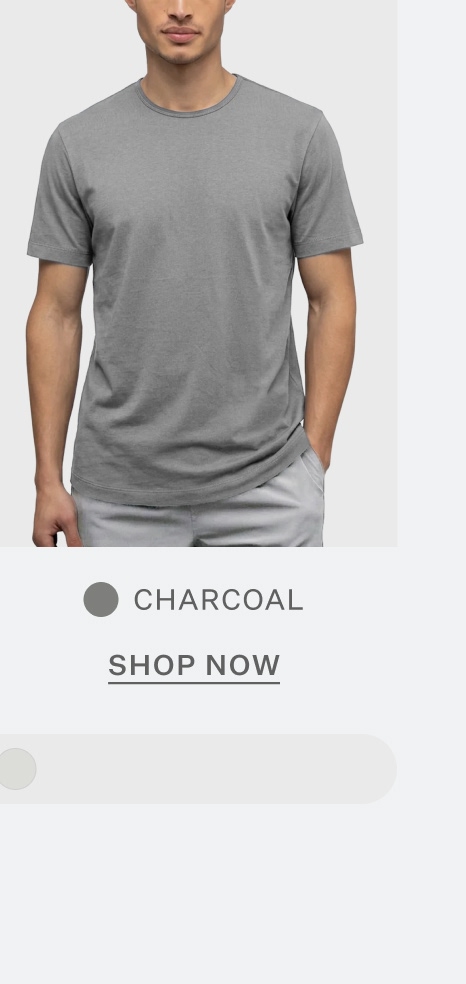 Crossover Active Tee in Charcoal