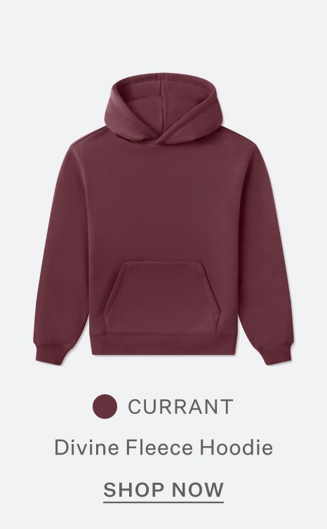 Divine Fleece Hoodie - Currant
