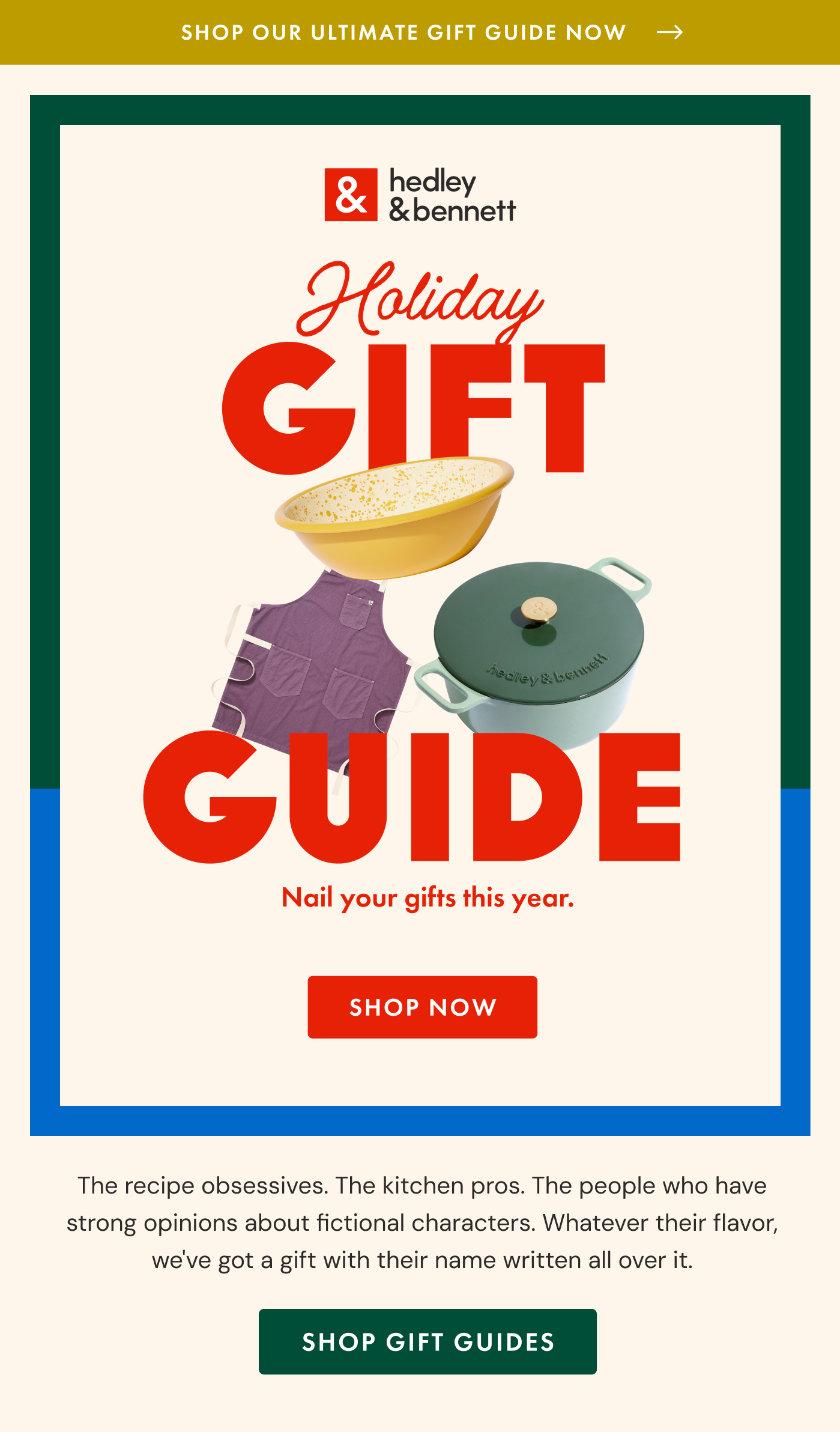Holiday GIFT GUIDE | Nail your gifts this year. | SHOP NOW