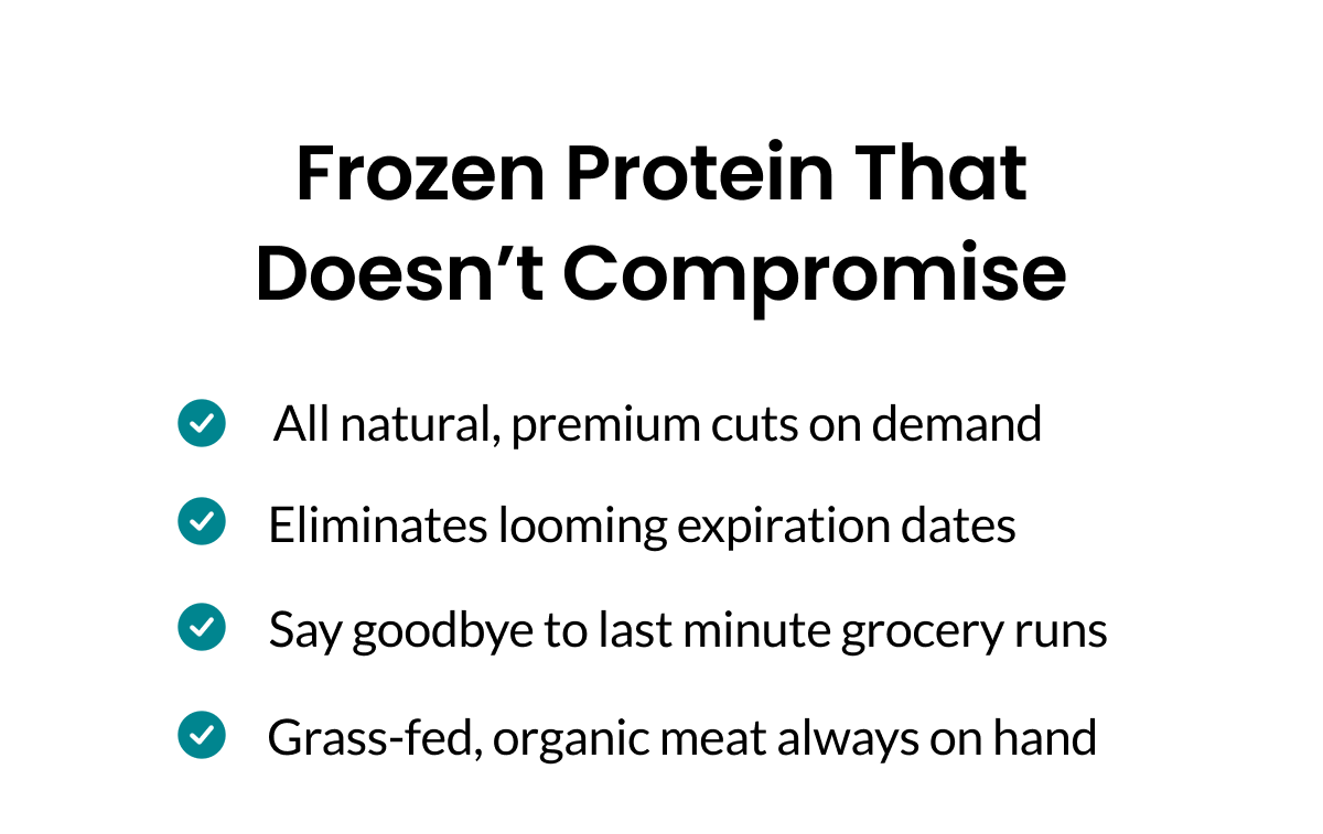 Frozen Protein That Doesn't Compromise