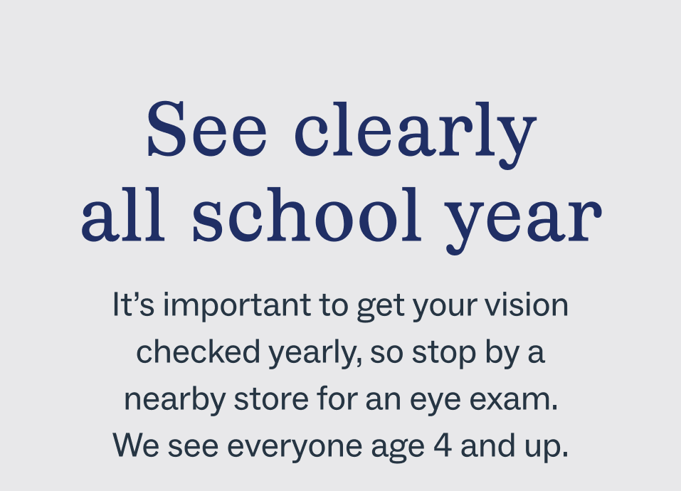 See clearly all school year
