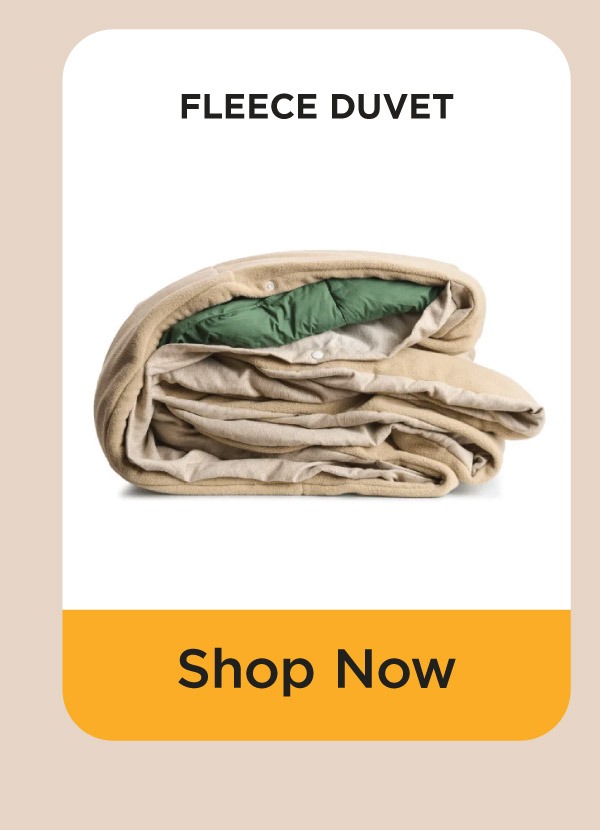 Shop Fleece Duvet