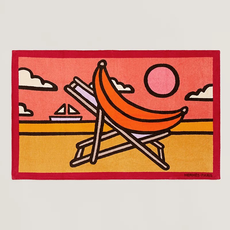 Image of the T'as la Banane beach towel