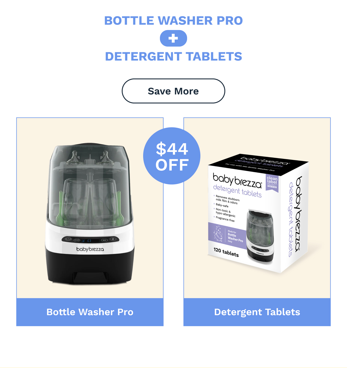 Bottle Washer Pro + Detergent Tablets | Save More
