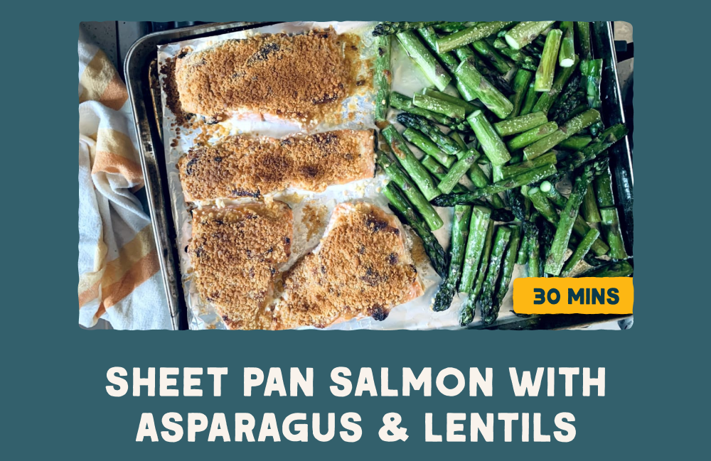 Sheet pan salmon