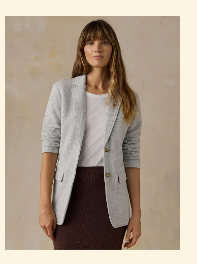 Inlet Knit Blazer