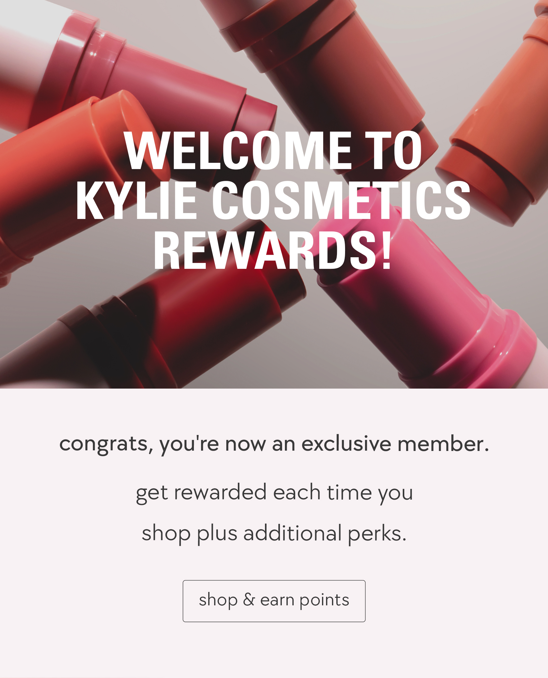 Welcome To Kylie Cosmetics Rewards