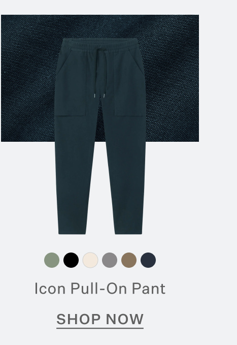 Icon Pull-On Pant | Obsidian | Shop Now