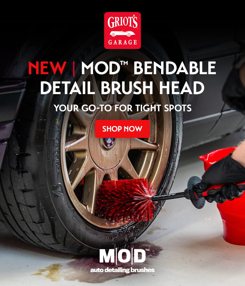 MOD&trade; Bendable Detail Brush Head. Your go-to for tight spots