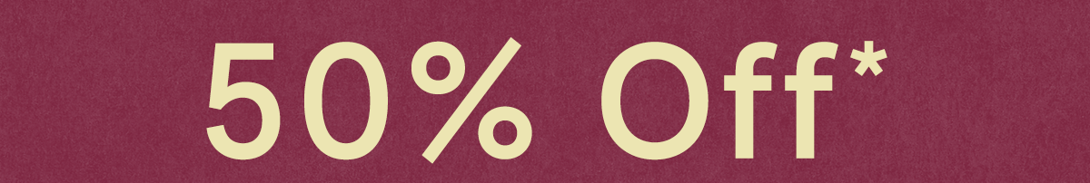 50 % off