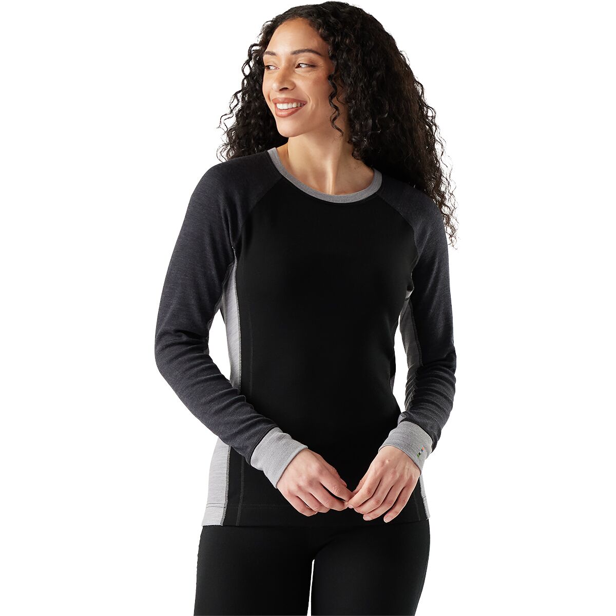 Classic Thermal Merino Colorblock Baselayer Crew - Women's