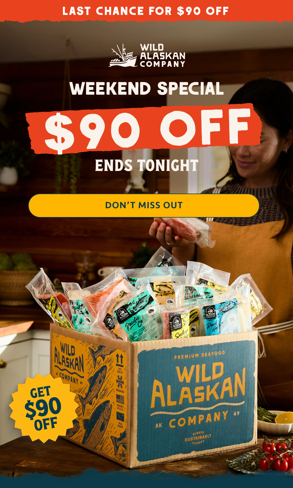 $90 Off Ends Tonight