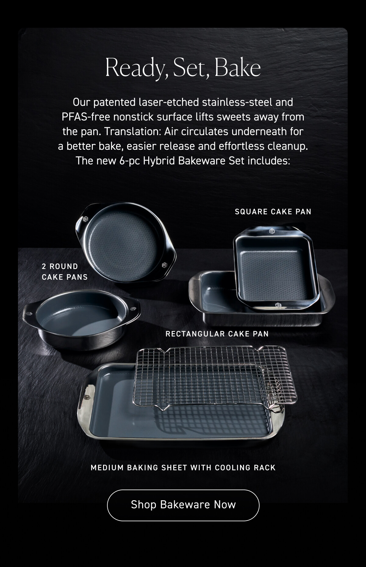 Introducing the First Hybrid Bakeware[Shop New Bakeware]