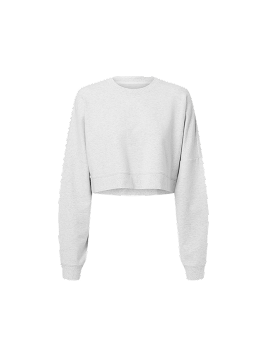 Cropped Sway Crew Neck Pullover