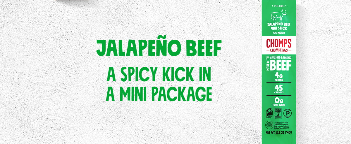 jalape&ntilde;o Beef A spicy kick in a mini package
