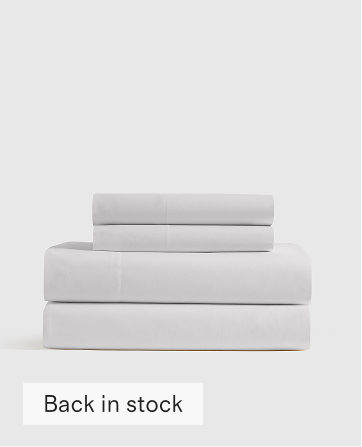 Organic Crisp Percale Sheet Set