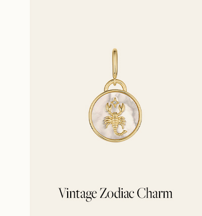 Vintage Zodiac Charm