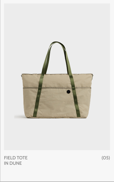 Field Tote in Dune. (05)