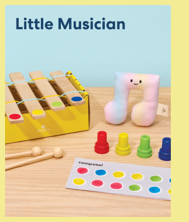 Little Musician. Build your own mini xylophone, pick up the mallets, and play your first song!