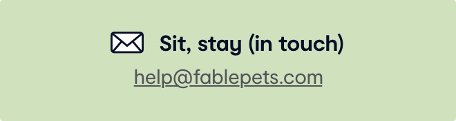Sit, stay (in touch)