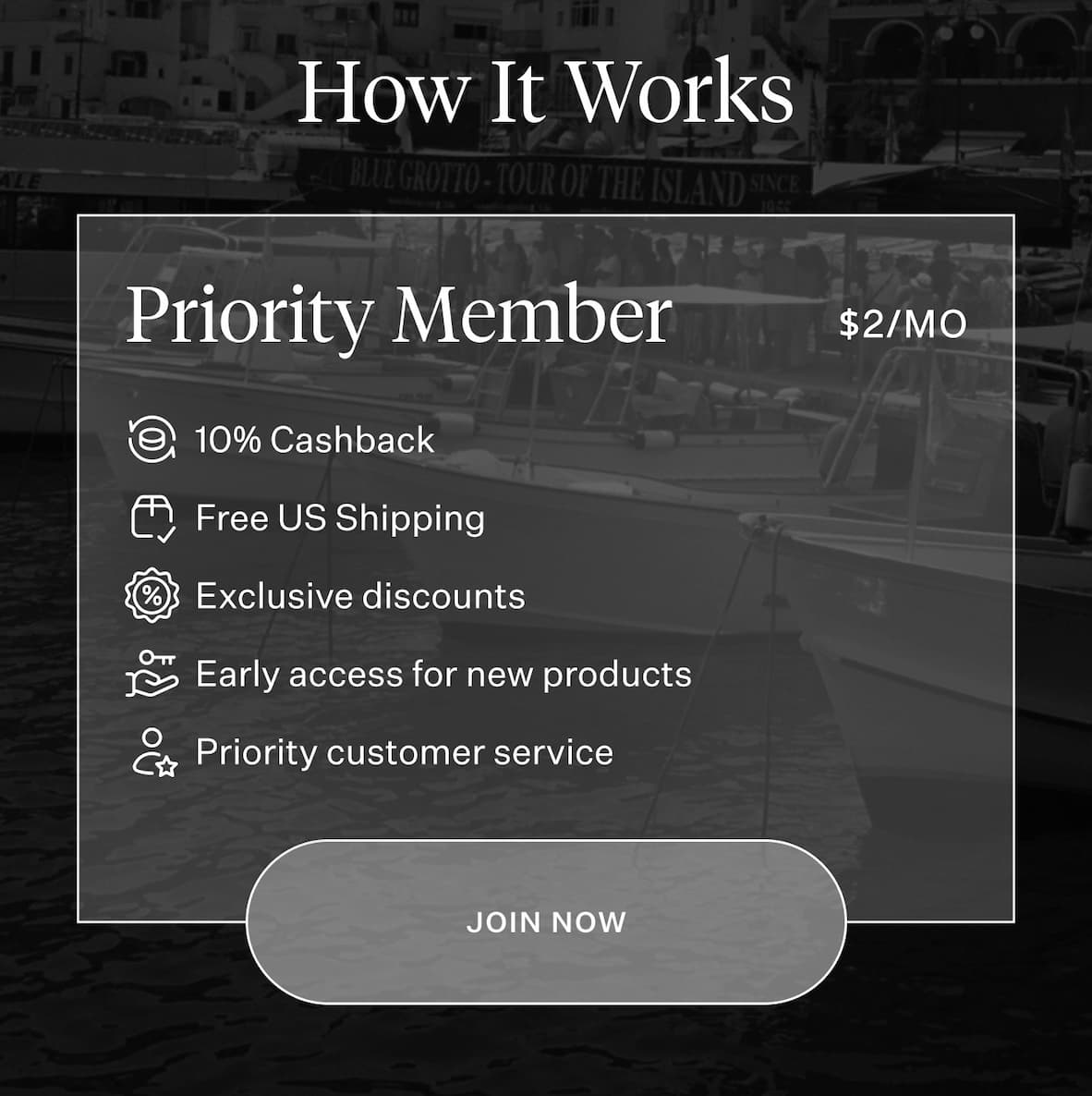 How it Works - Priority Member - Join Now