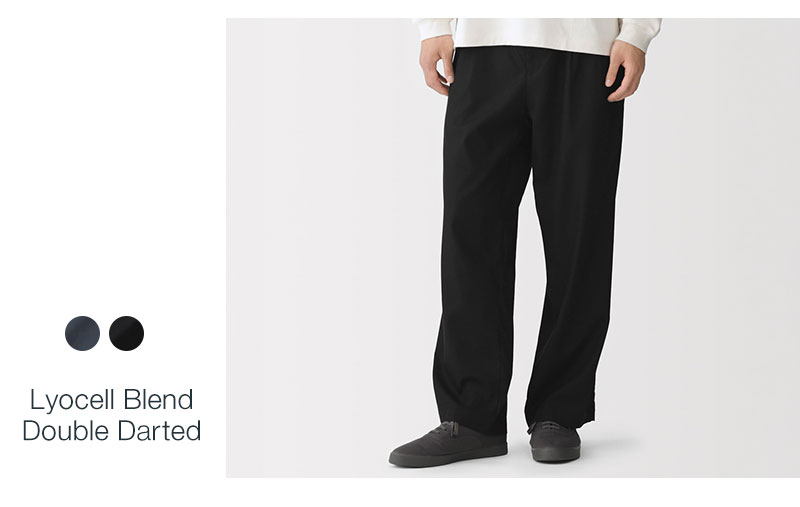 Shop Lyocell Blend Double Darted Pants