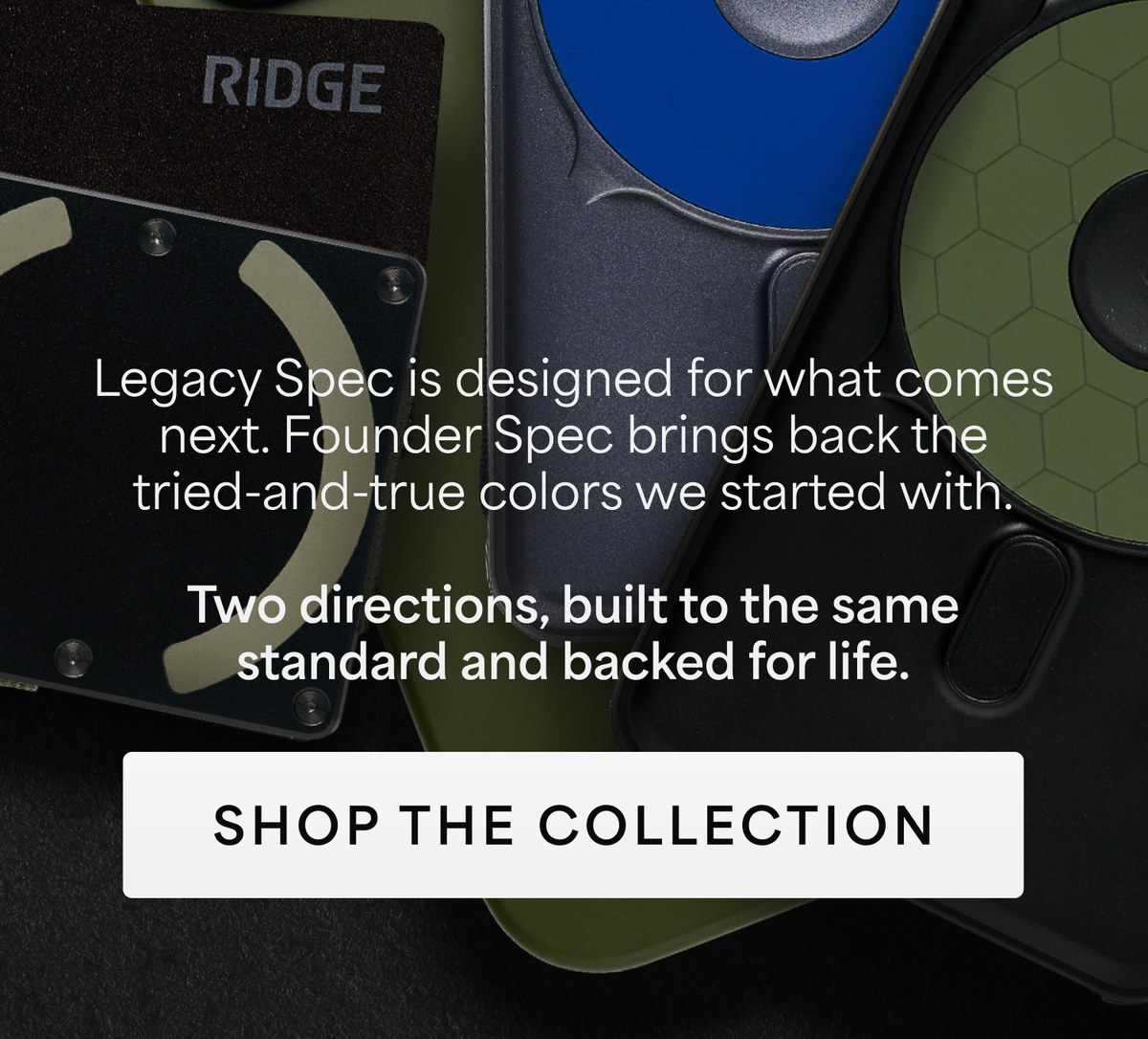 Two directions, built to the same standard and backed for life. Shop the collection.