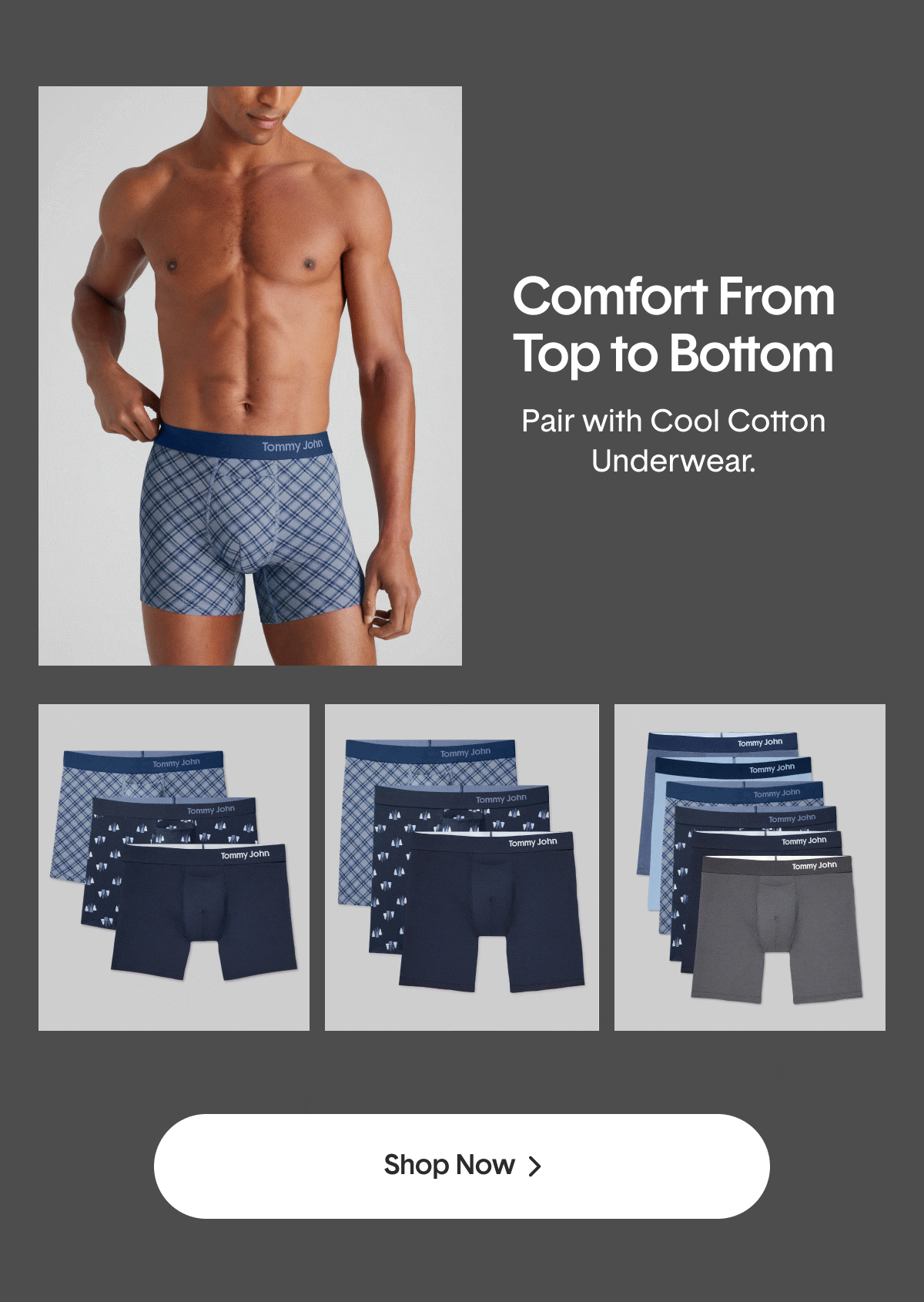 Stay Cool. Stay Comfortable. | Shop Cool Cotton Undershirts >