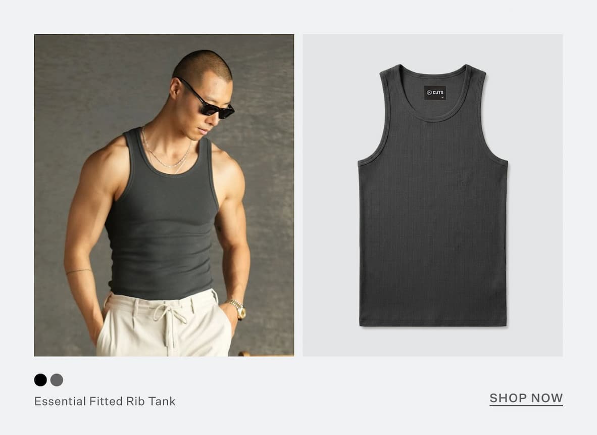 Essential Fitted Rib Tank