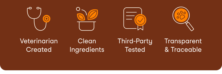 What goes into the bowl matters. Every Fera formula pairs purposeful ingredients with thoughtful formulation and rigorous quality standards.