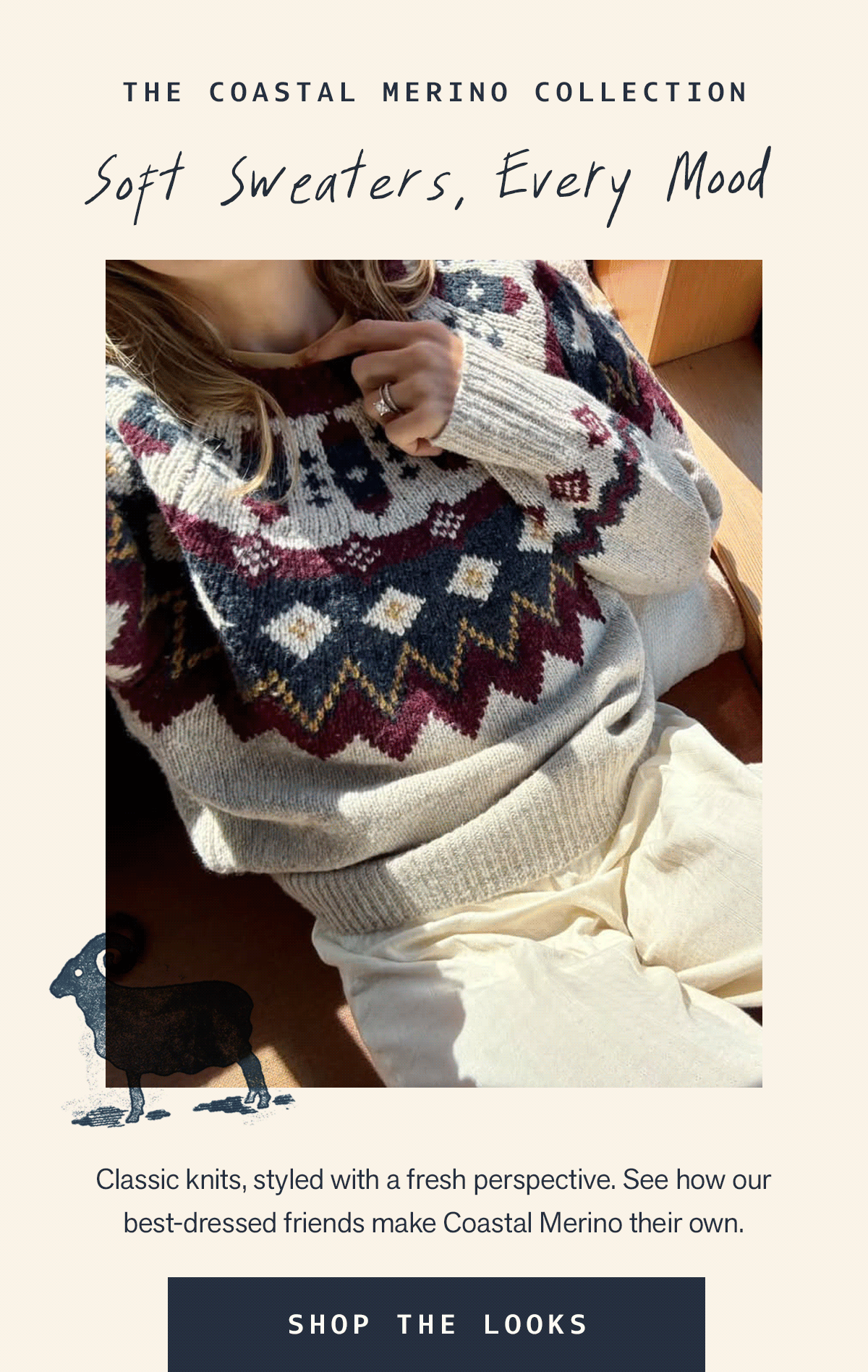 Fresh perspectives on classic sweaters