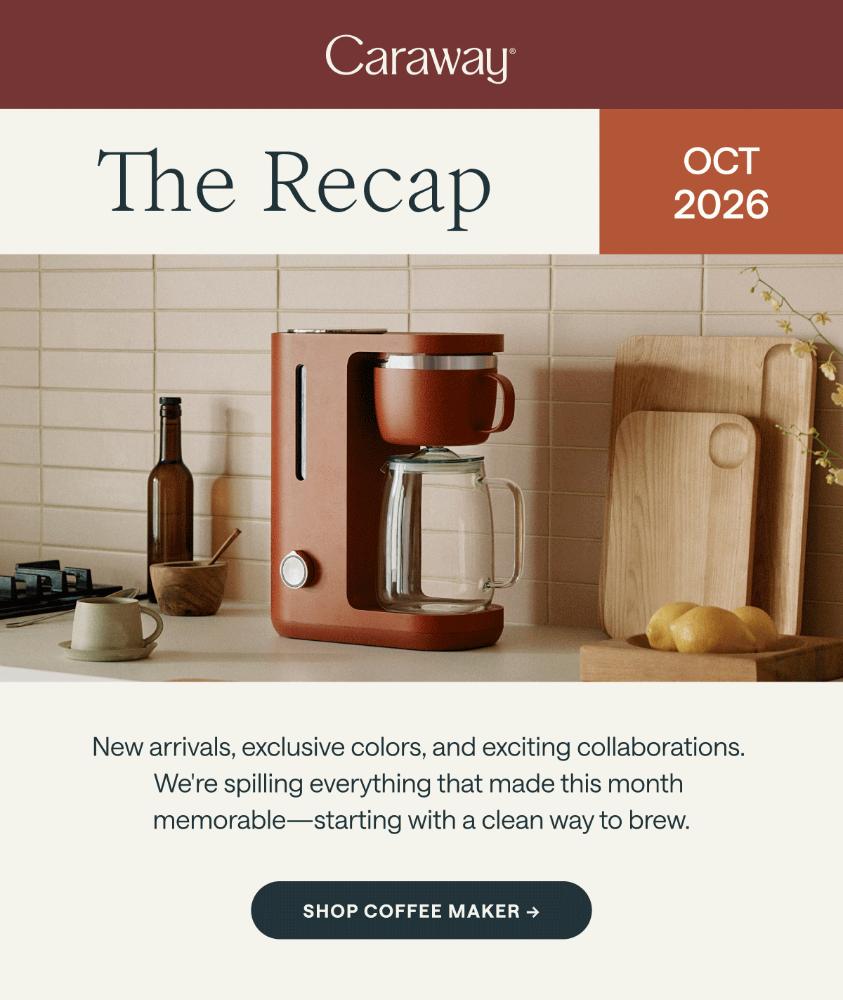 The Recap | Oct 2026 |  Shop Coffee Maker 