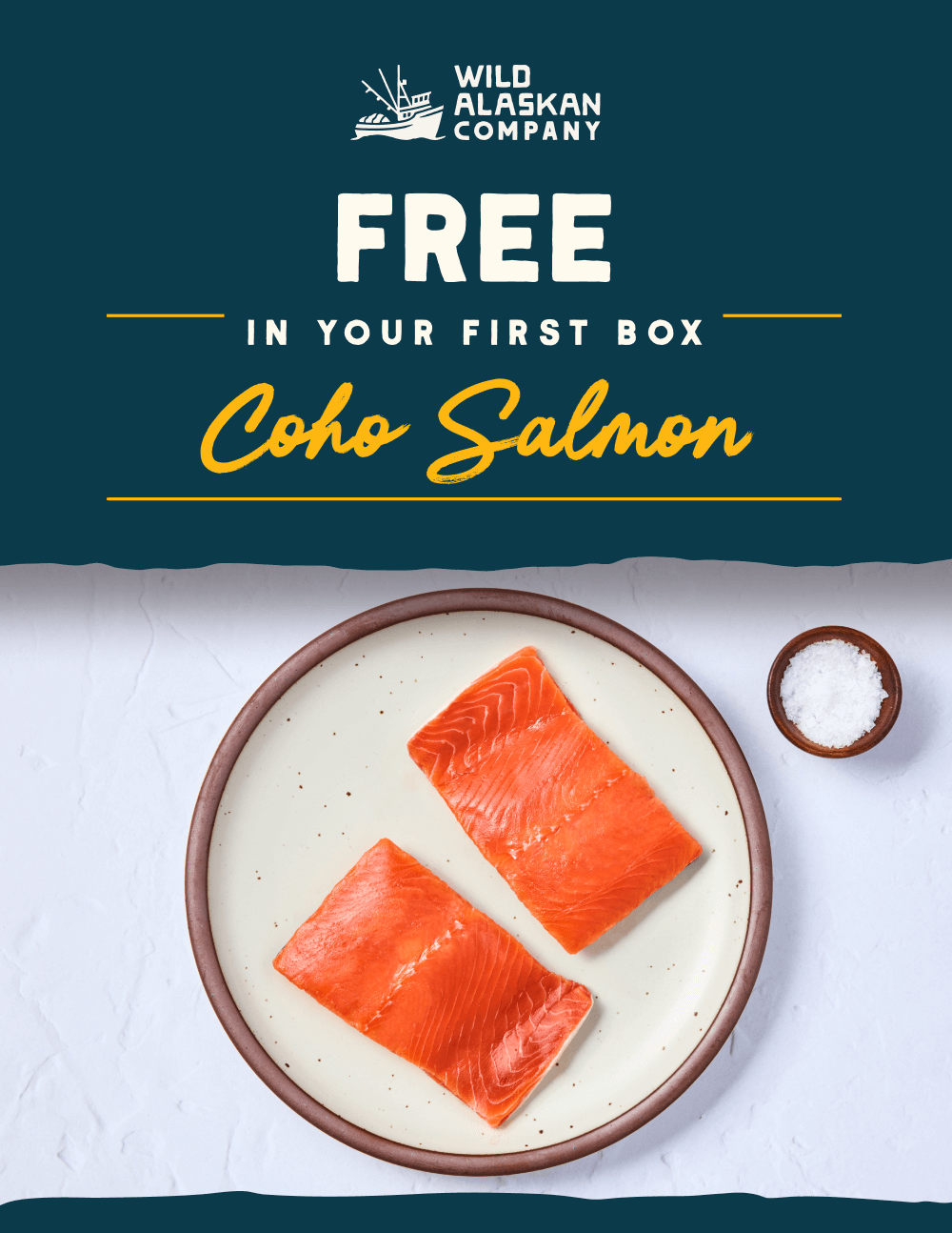 Free Coho Salmon in Your First Box!