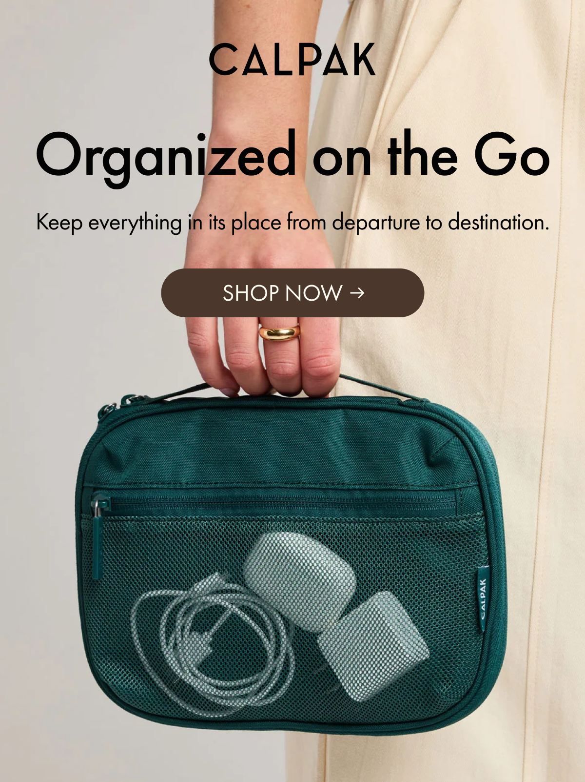 CALPAK | Organized on the Go | Keep everything in it's place from departure to destination.