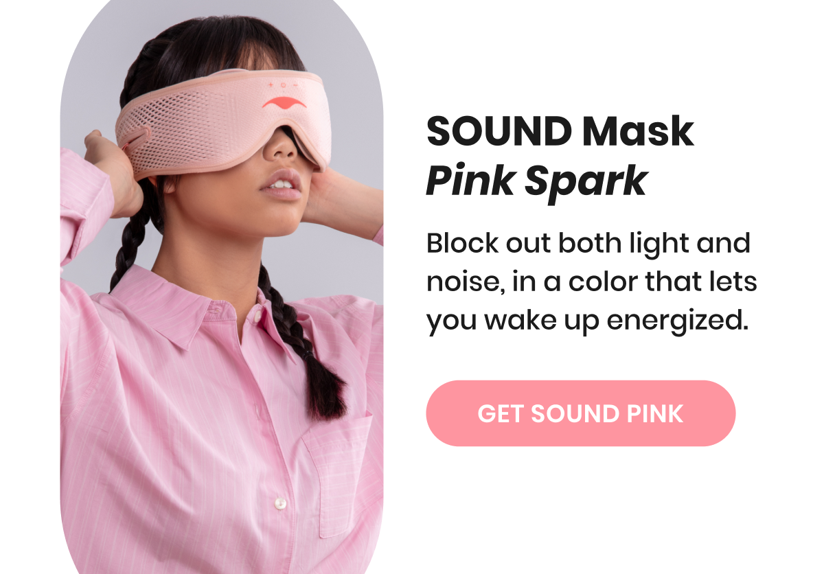 Get SOUND Mask in Pink Spark