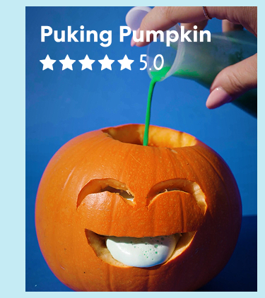 Puking pumpkin. Rated 5 out of 5 stars!