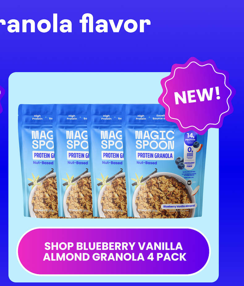 Shop Blueberry Vanilla Almond Granola