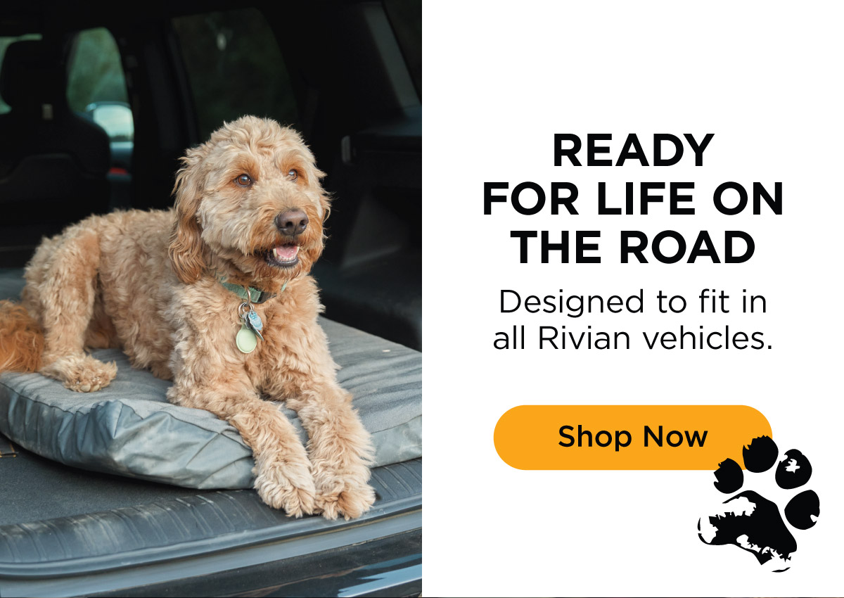 HEST x Rivian Dog Bed: Ready for Life on the Road | Shop Now