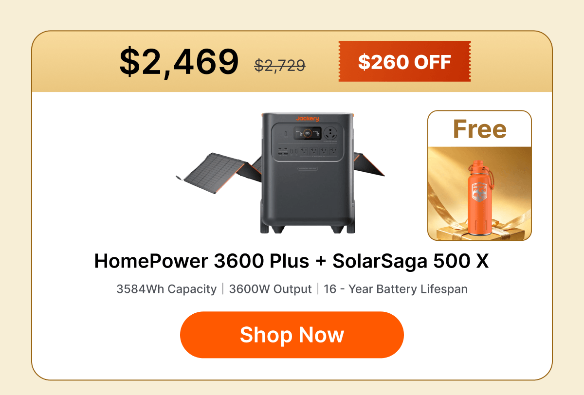 HomePower 3600 Plus + SolarSaga 500 X