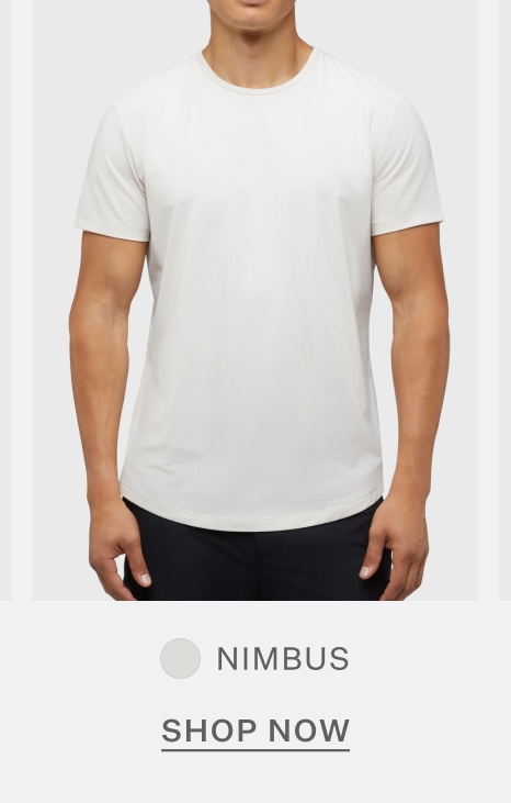 AO Curve-Hem Tee in Nimbus