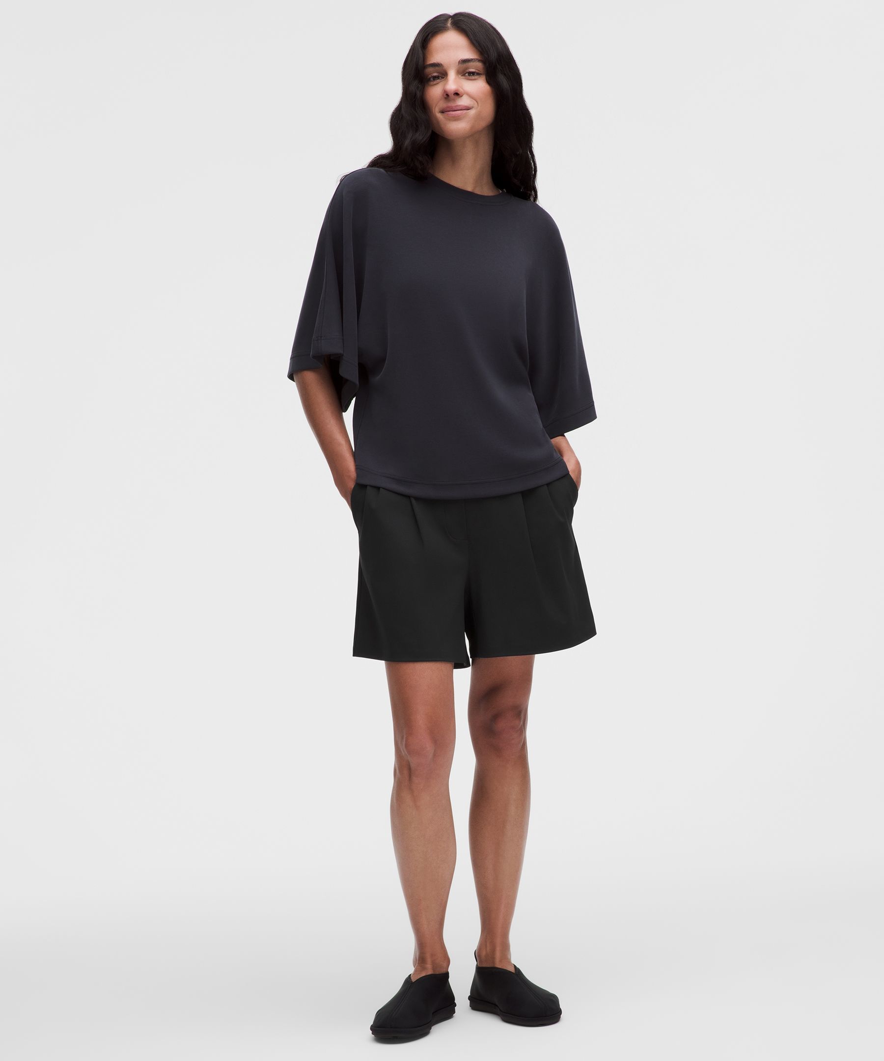 Daydrift Pleated High-Rise Short 5inches