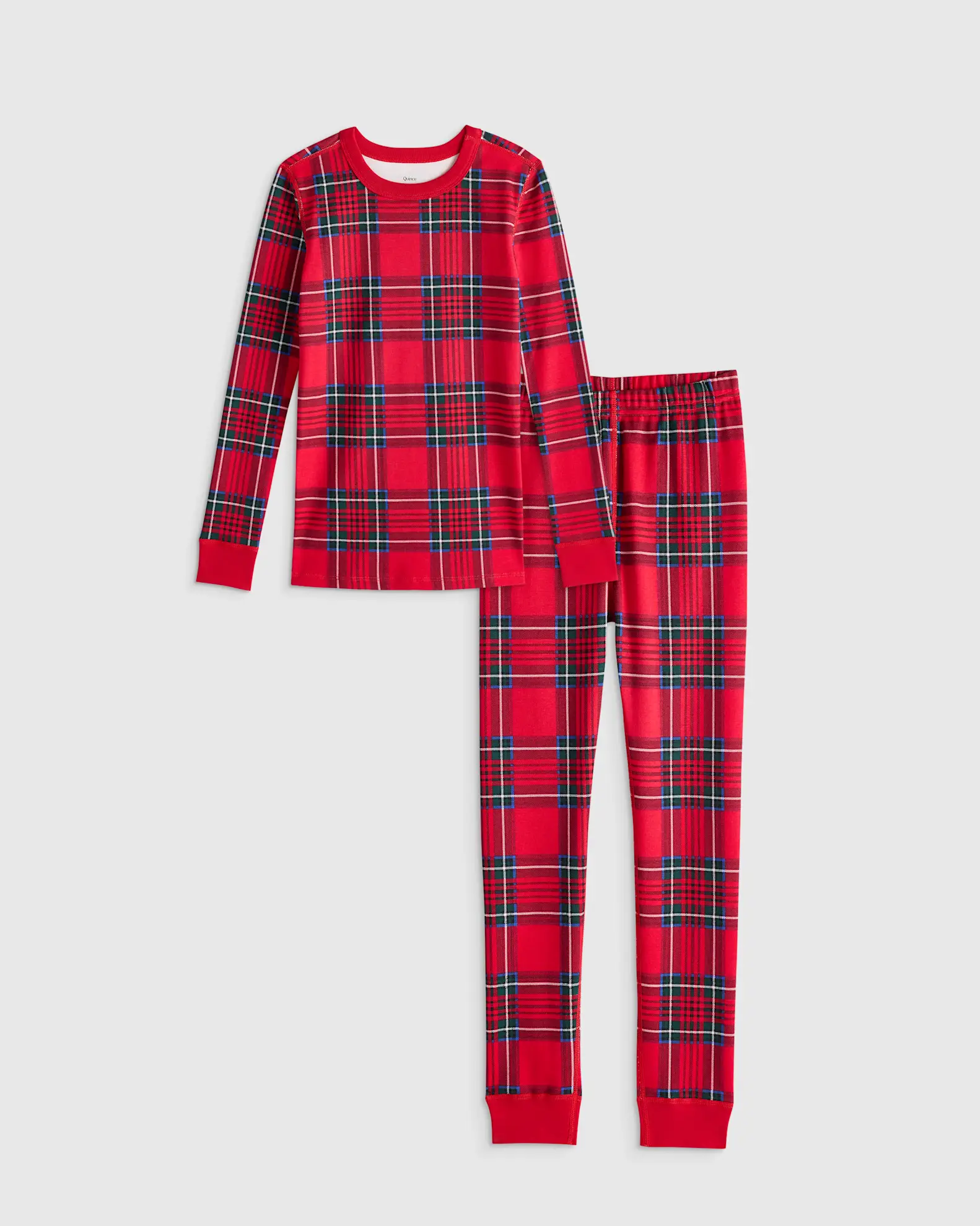 100% Organic Cotton Long Sleeve and Pant Pajama Set