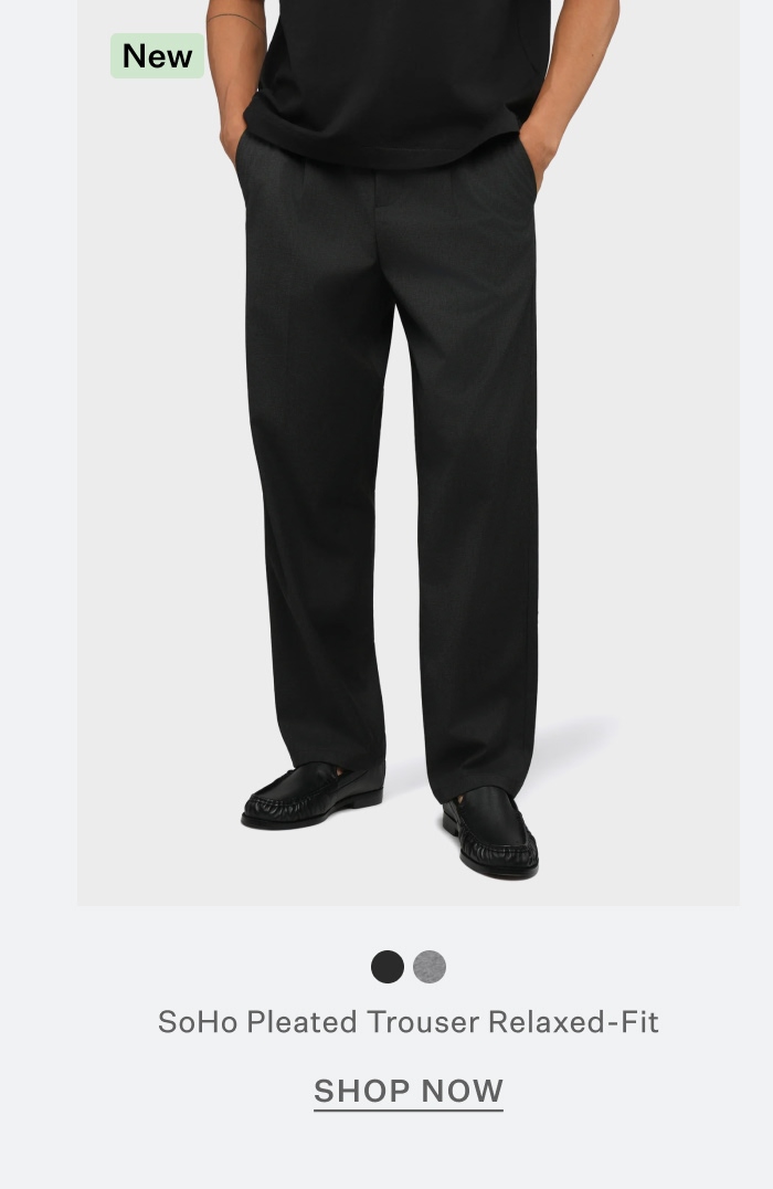 SoHo Pleated Trouser Relaxed-Fit