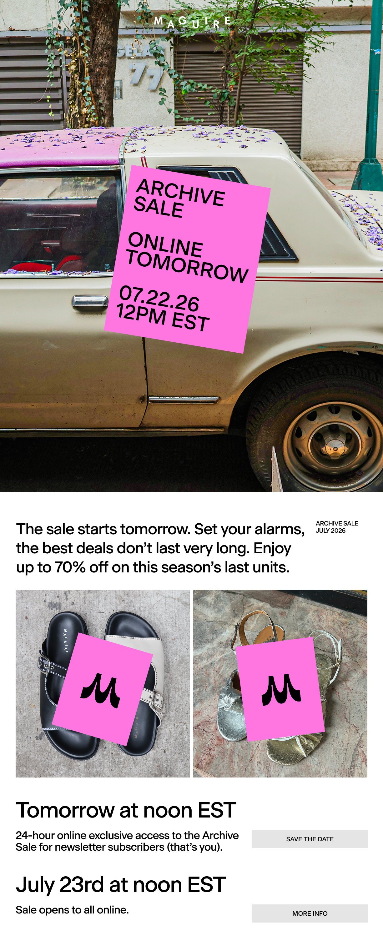 Archive Sale