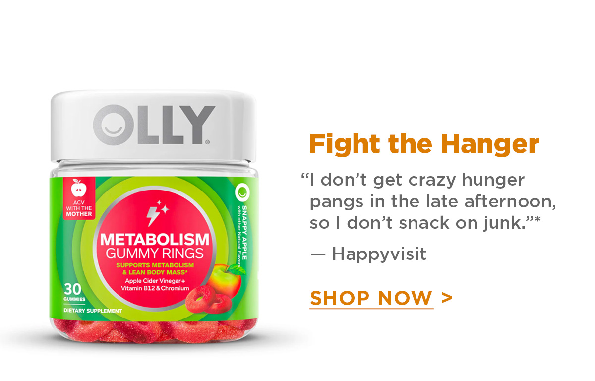 Metabolism Gummy Rings | Fight the Hanger 