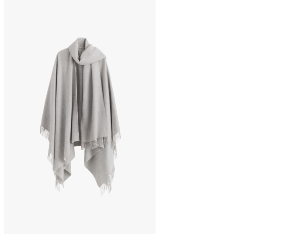 Scarf Cape Grey