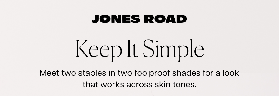 Keep it simple