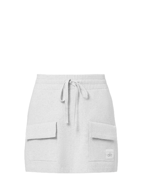 Scholar Knit Cargo Skirt